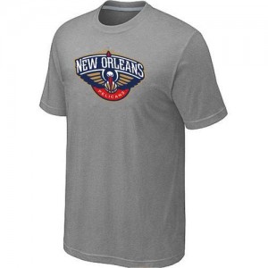 T-shirt principal de logo New Orleans Pelicans NBA Big & Tall Gris - Homme