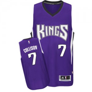 Maillot Adidas Violet Road Authentic Sacramento Kings - Darren Collison #7 - Homme