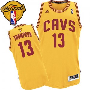 Maillot NBA Swingman Tristan Thompson #13 Cleveland Cavaliers Alternate 2015 The Finals Patch Or - Homme