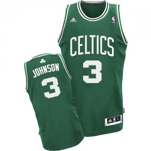 Boston Celtics #3 Adidas Road Vert (No Blanc) Swingman Maillot d'équipe de NBA Vente - Dennis Johnson pour Homme
