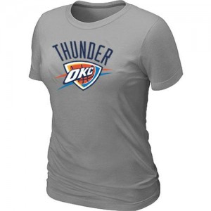 T-shirt principal de logo Oklahoma City Thunder NBA Big & Tall Gris - Femme