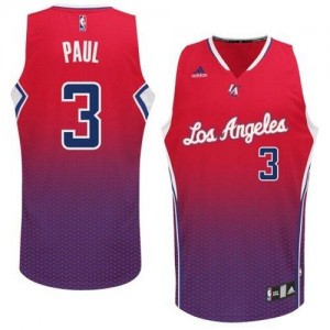 Maillot NBA Rouge Chris Paul #3 Los Angeles Clippers Resonate Fashion Swingman Homme Adidas