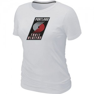 Portland Trail Blazers Big & Tall T-Shirts d'équipe de NBA - Blanc pour Femme