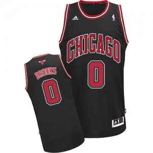 Chicago Bulls #0 Adidas Alternate Noir Swingman Maillot d'équipe de NBA prix d'usine en ligne - Aaron Brooks pour Homme