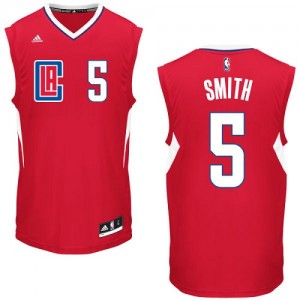 Maillot Authentic Los Angeles Clippers NBA Road Rouge - #5 Josh Smith - Homme