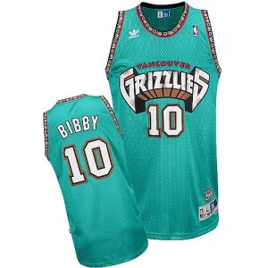 Memphis Grizzlies #10 Adidas Throwback Vert Authentic Maillot d'équipe de NBA Soldes discount - Mike Bibby pour Homme