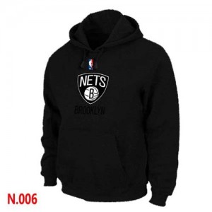 Sweat à capuche NBA Brooklyn Nets Noir - Homme