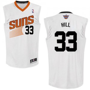 Maillot Authentic Phoenix Suns NBA Home Blanc - #33 Grant Hill - Homme