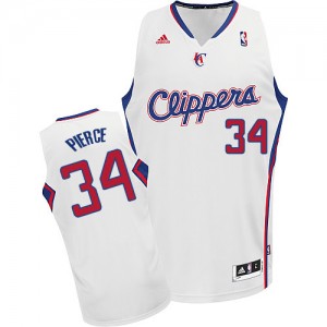 Maillot NBA Swingman Paul Pierce #34 Los Angeles Clippers Home Blanc - Homme