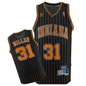 Maillot NBA Bleu marin Reggie Miller #31 Indiana Pacers Throwback Swingman Homme Mitchell and Ness