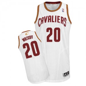 Maillot Authentic Cleveland Cavaliers NBA Home Blanc - #20 Timofey Mozgov - Homme