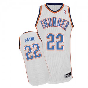Maillot NBA Oklahoma City Thunder #22 Cameron Payne Blanc Adidas Authentic Home - Homme