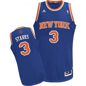 Maillot NBA Swingman John Starks #3 New York Knicks Road Bleu royal - Homme