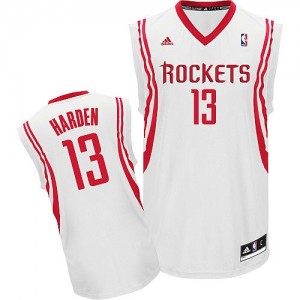 Houston Rockets James Harden #13 Home Swingman Maillot d'équipe de NBA - Blanc pour Enfants