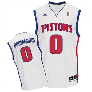 Maillot NBA Swingman Andre Drummond #0 Detroit Pistons Home Blanc - Homme