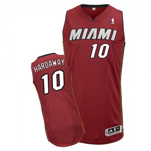 Maillot Adidas Rouge Alternate Authentic Miami Heat - Tim Hardaway #10 - Homme