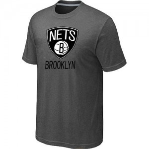 T-Shirts NBA Brooklyn Nets Big & Tall Gris foncé - Homme
