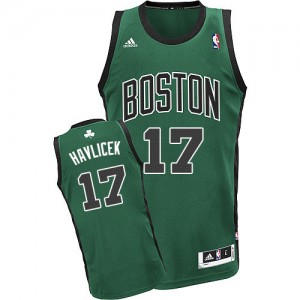 Maillot Swingman Boston Celtics NBA Alternate Vert (No. noir) - #17 John Havlicek - Homme