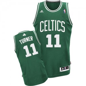 Boston Celtics #11 Adidas Road Vert (No Blanc) Swingman Maillot d'équipe de NBA achats en ligne - Evan Turner pour Homme
