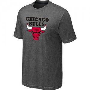Chicago Bulls Big & Tall Gris foncé T-Shirts d'équipe de NBA sortie magasin - pour Homme