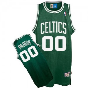 Maillot Adidas Vert Throwback Authentic Boston Celtics - Robert Parish #0 - Homme