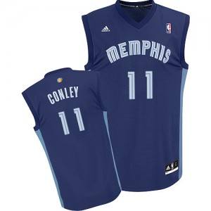Maillot Adidas Bleu marin Road Swingman Memphis Grizzlies - Mike Conley #11 - Homme
