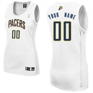 Maillot Adidas Blanc Home Indiana Pacers - Authentic Personnalisé - Femme