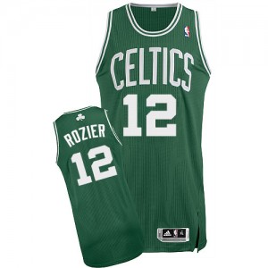 Maillot Adidas Vert (No Blanc) Road Authentic Boston Celtics - Terry Rozier #12 - Homme