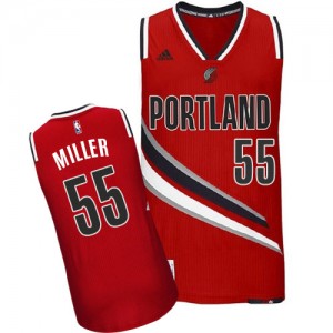 Maillot Adidas Rouge Alternate Swingman Portland Trail Blazers - Mike Miller #55 - Homme