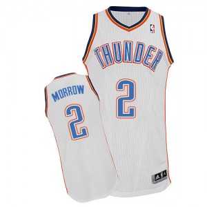 Maillot NBA Authentic Anthony Morrow #2 Oklahoma City Thunder Home Blanc - Homme