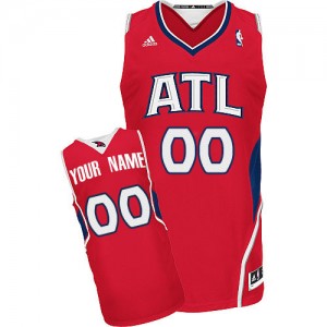 Maillot Atlanta Hawks NBA Alternate Rouge - Personnalisé Swingman - Homme