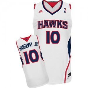 Atlanta Hawks #10 Adidas Home Blanc Swingman Maillot d'équipe de NBA Magasin d'usine - Tim Hardaway Jr. pour Homme
