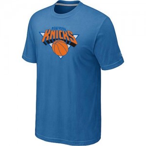 T-Shirts NBA New York Knicks Bleu clair Big & Tall - Homme