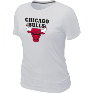 T-Shirts NBA Chicago Bulls Blanc Big & Tall - Femme