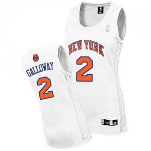 Maillot NBA Authentic Langston Galloway #2 New York Knicks Home Blanc - Femme