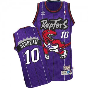 Maillot Authentic Toronto Raptors NBA Hardwood Classics Violet - #10 DeMar DeRozan - Homme