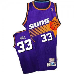 Maillot Authentic Phoenix Suns NBA Throwback Violet - #33 Grant Hill - Homme